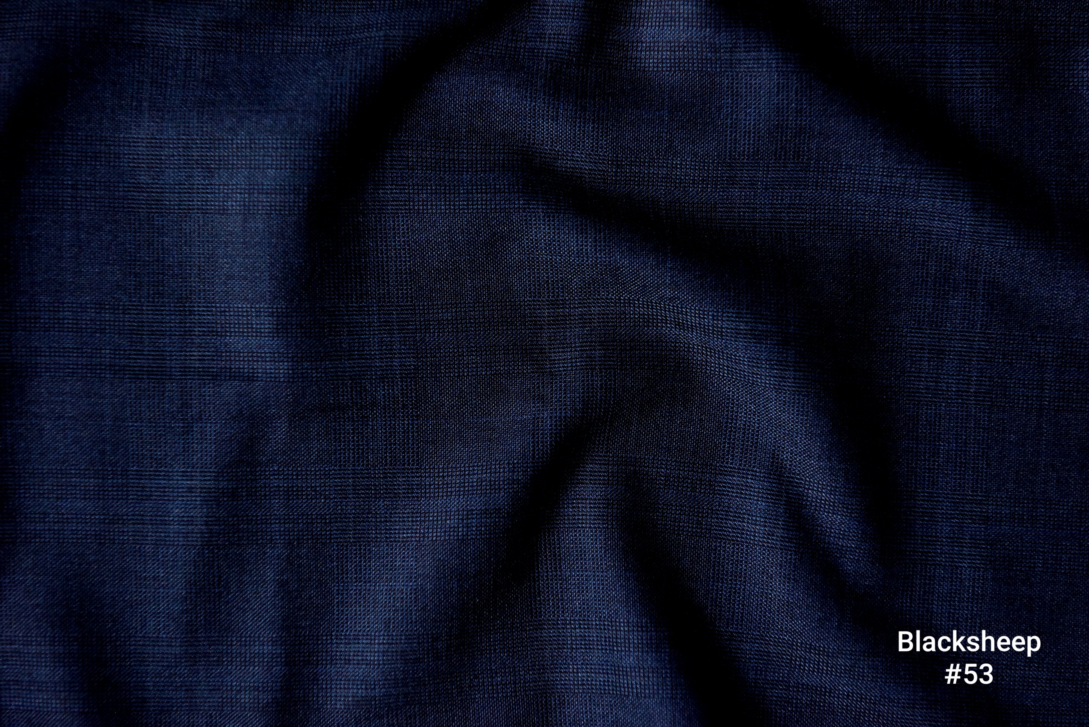 Deep Navy Wool Blend Blazer