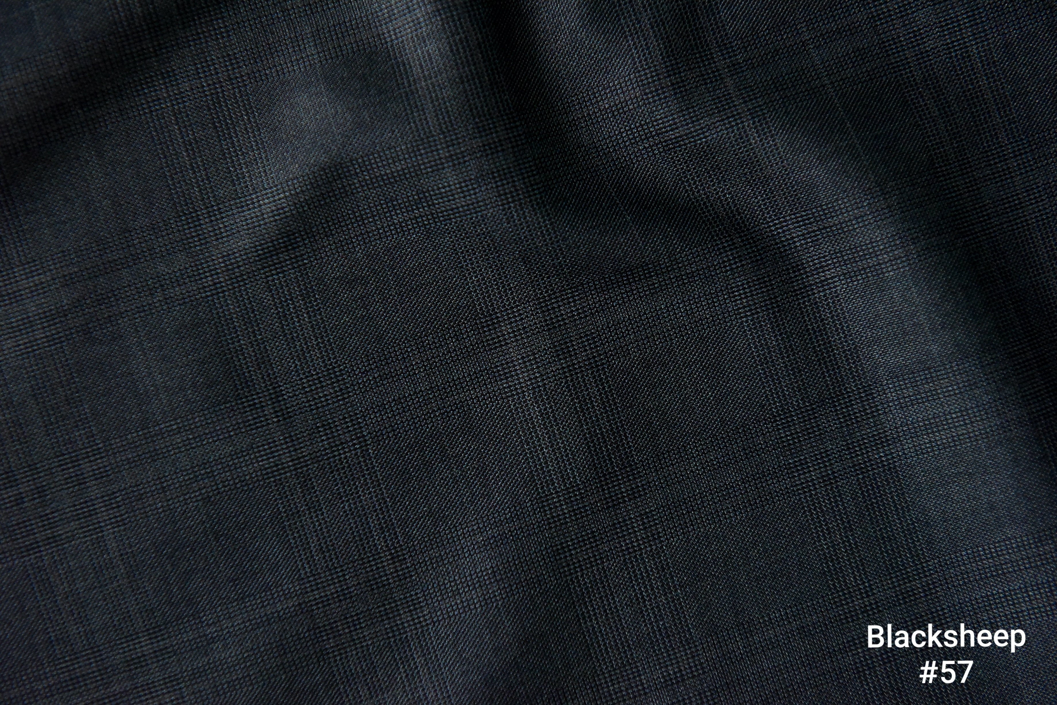 Midnight Navy Tonal Check Wool Blend Blazer