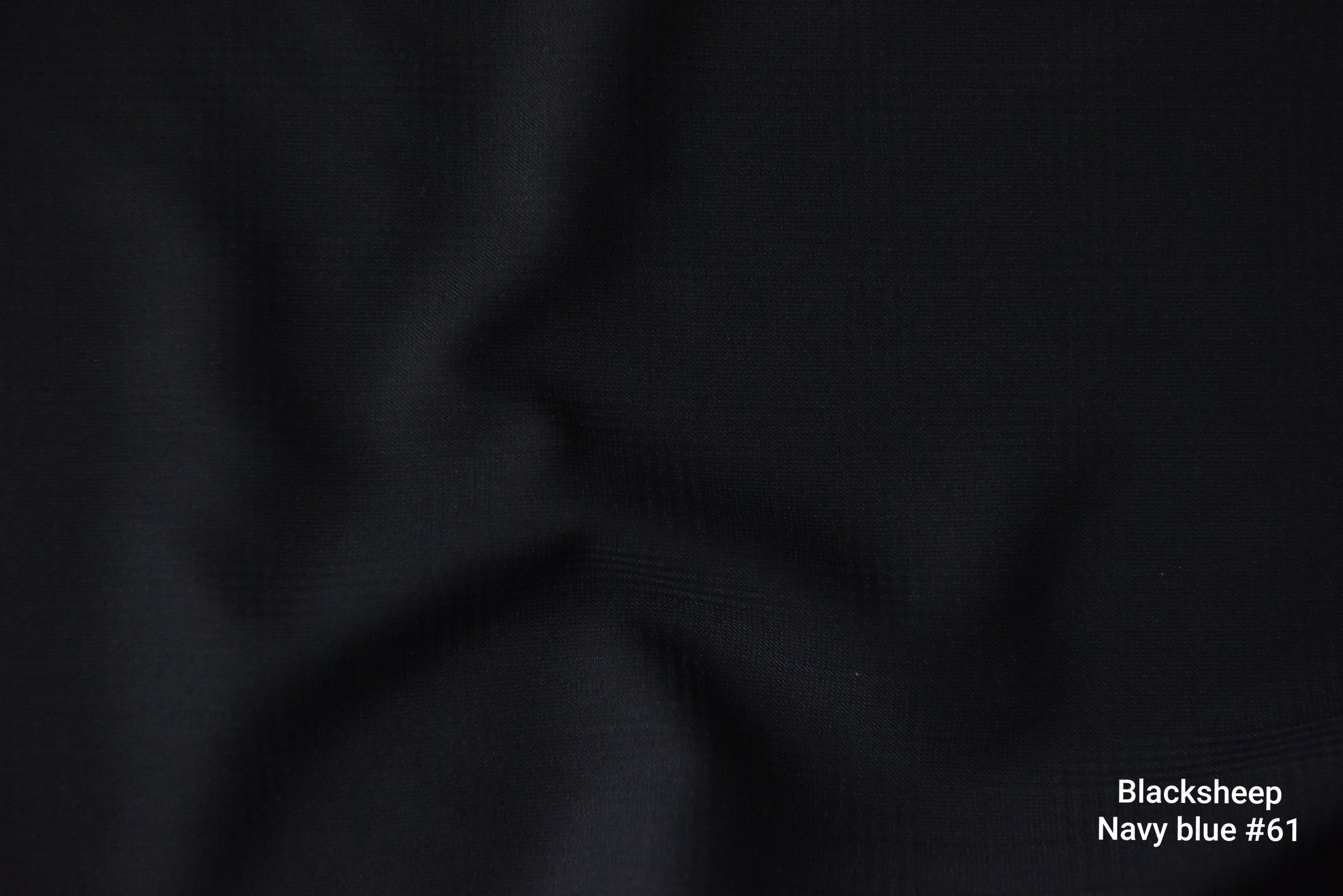 Dark Navy Wool Blend Suit
