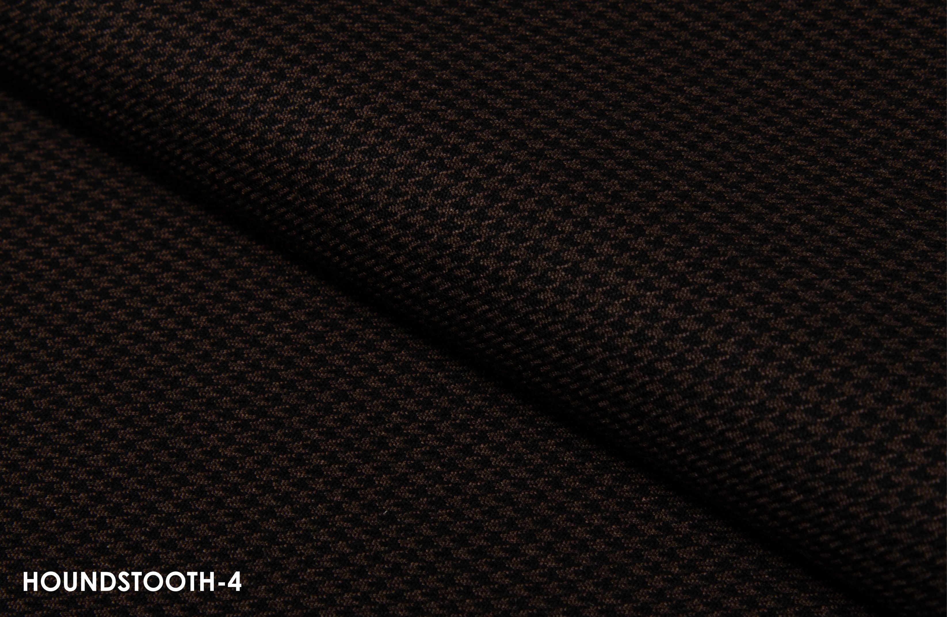 Dark Brown Micro-Houndstooth Blazer