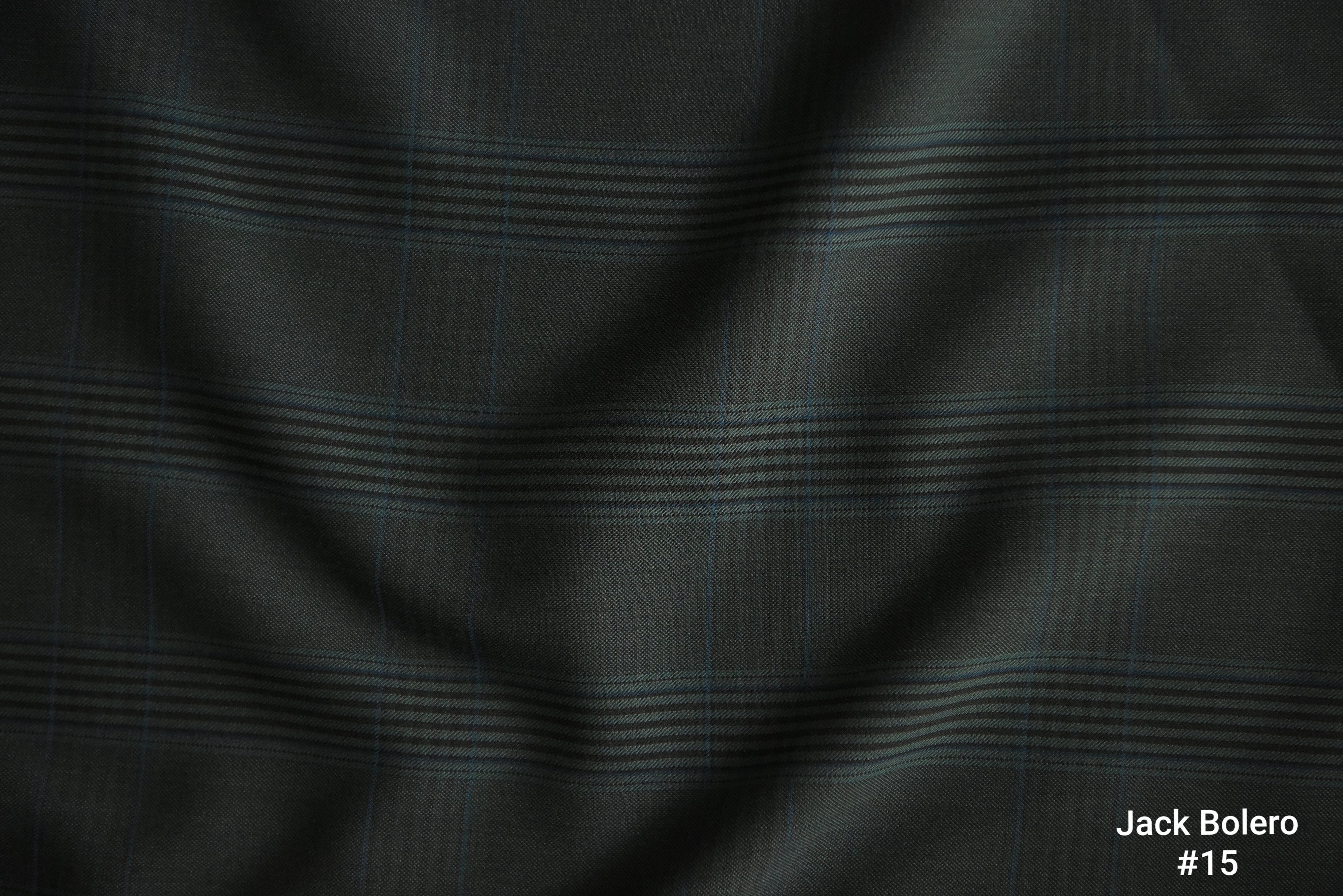 Dark Charcoal Tonal Plaid Suit