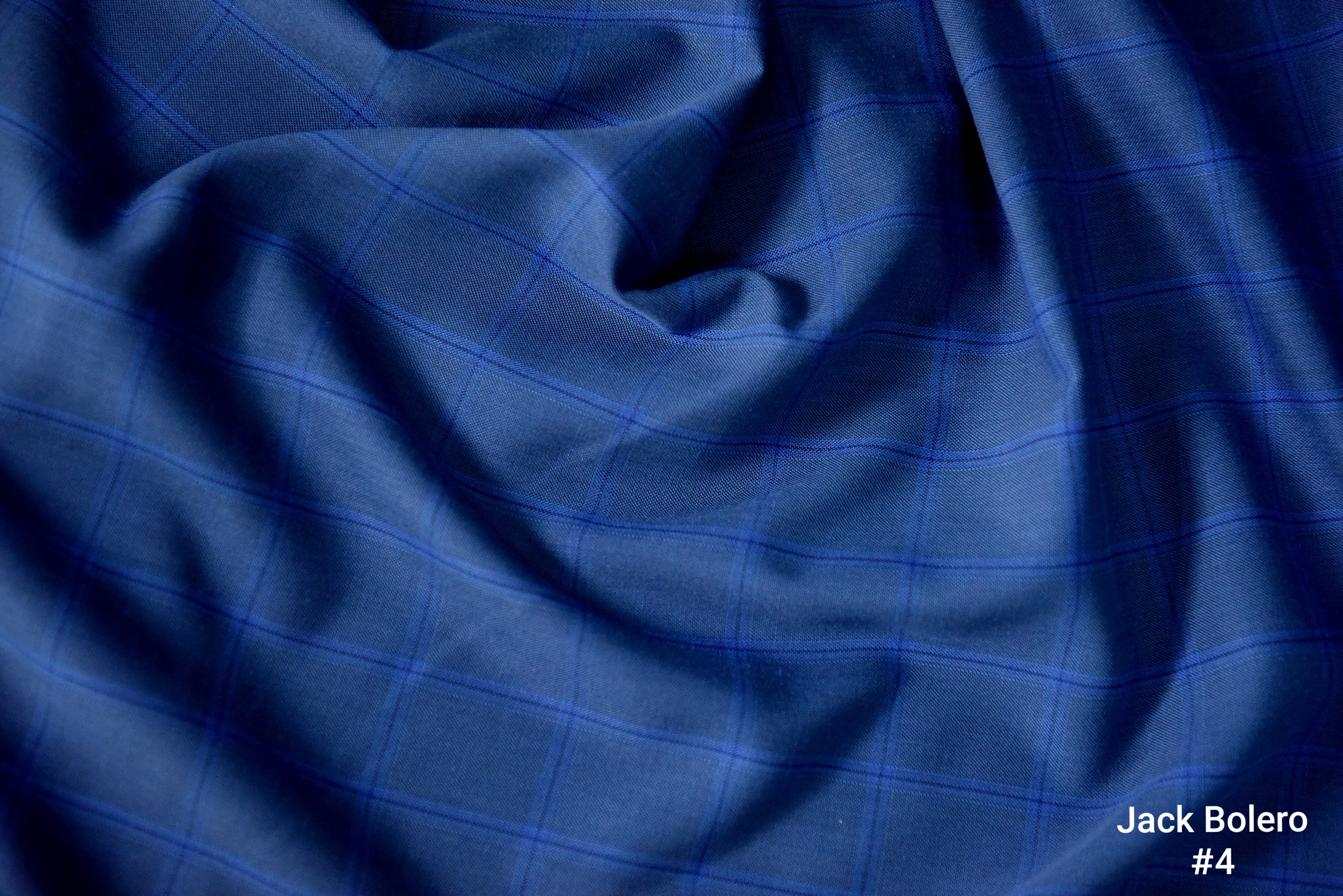 Royal Blue Tonal Windowpane Suit