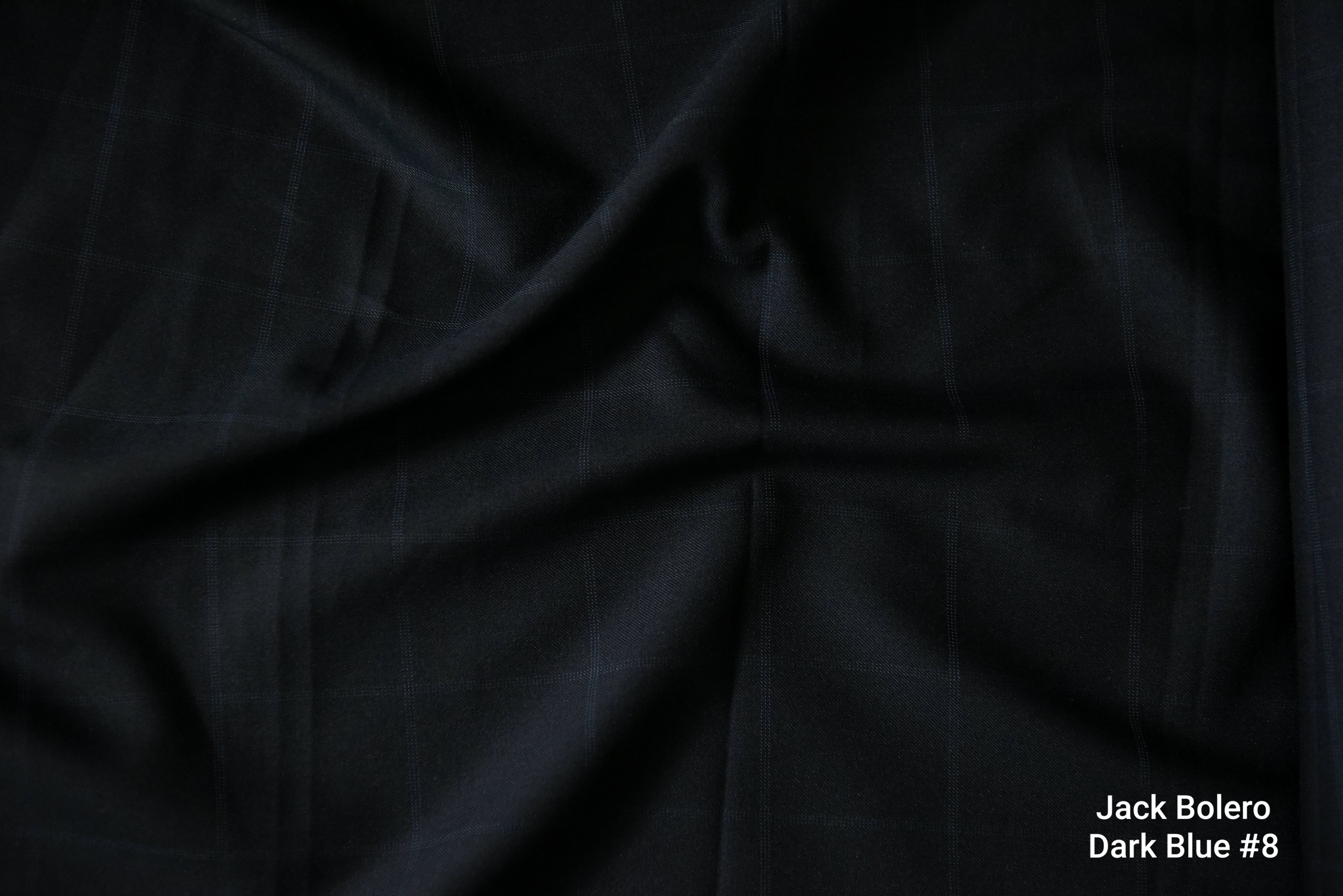 Dark Navy Tonal Windowpane Blazer